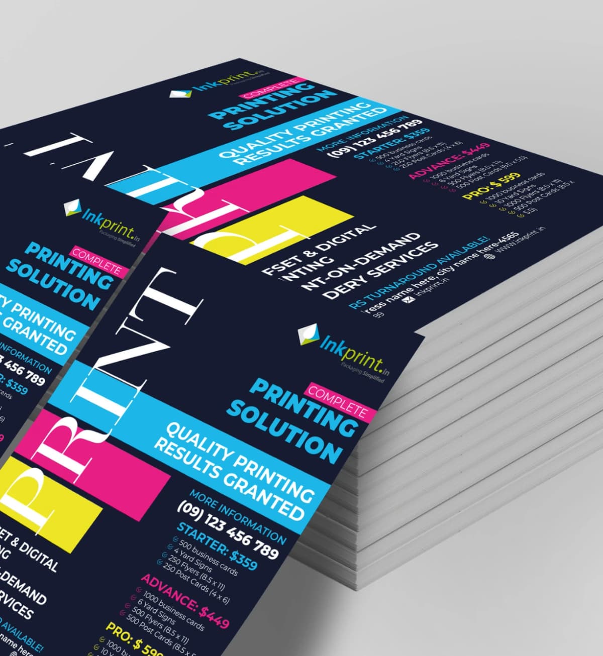 Flyers & Pamphlets Printing – Custom Full-Color Leaflets