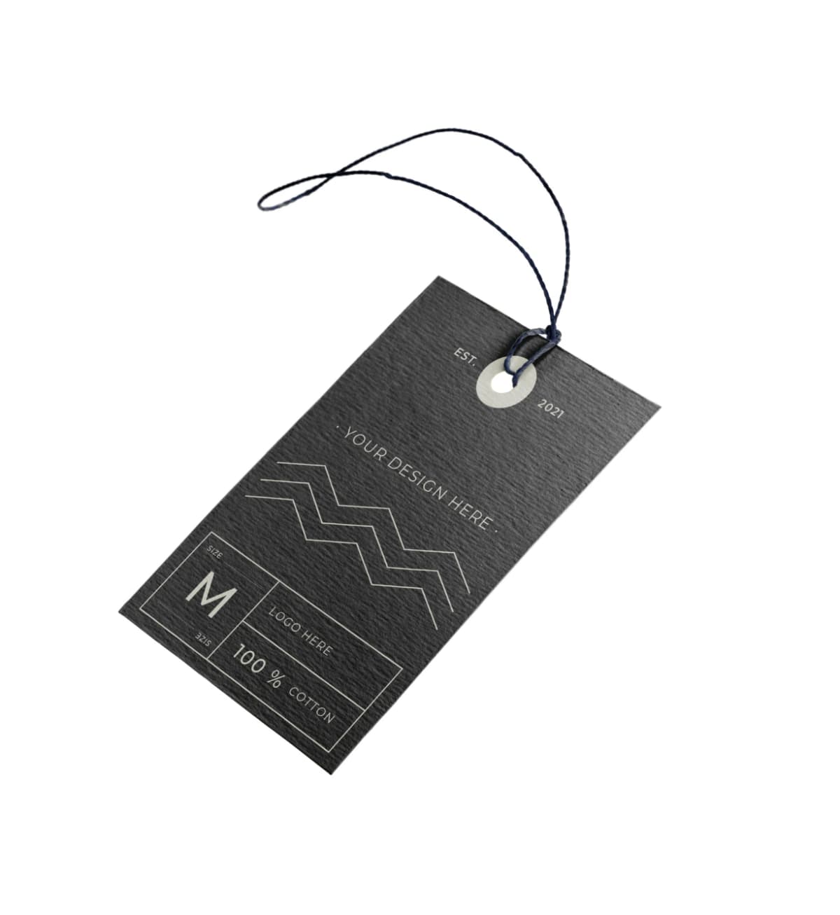 Embossed Foiled Hang Tags – Custom Tags for Garments & Clothing