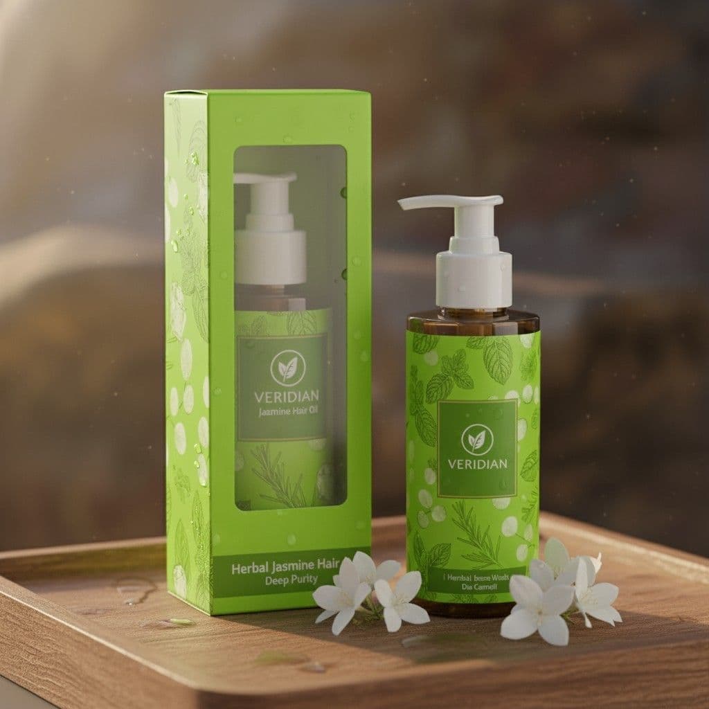 Window Hair Oil Boxes